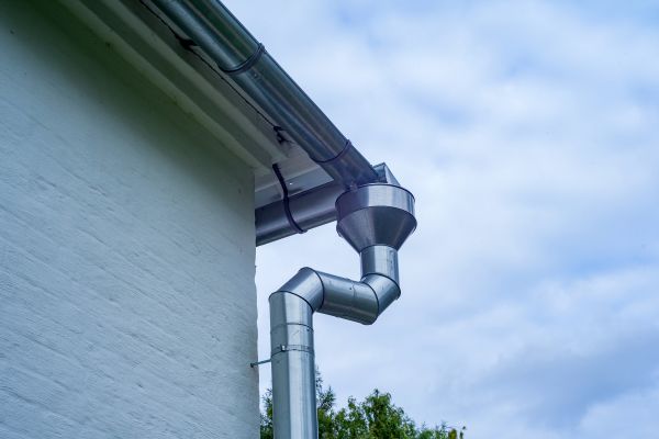 Metal Downspout Replacement in Richland