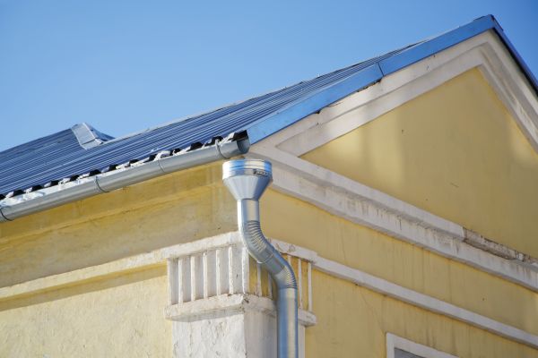 Steel Downspout Installation in Richland
